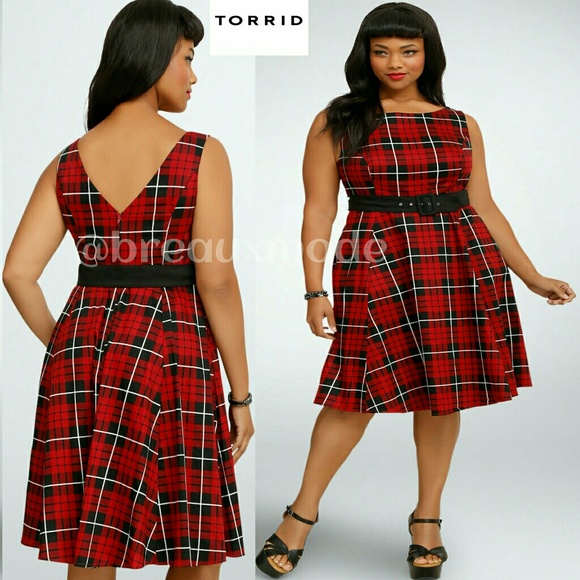 Torrid Dresses & Skirts - ➕❤ [Plus: 26] Torrid - Plaid Swing Dress